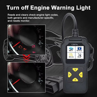 Nouveau lecteur de code V200 Pro, testeur de batterie, scanner OBD2, instrument de diagnostic, analyseur de moteur, outil de diagnostic des pannes de voiture