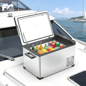 Congelador Portátil de 50L para Camping, Refrigeradores Portátiles para Auto con Enfriamiento Directo por Compresor, para Pesca, Enfriamiento Rápido y Potente - Product Image 1