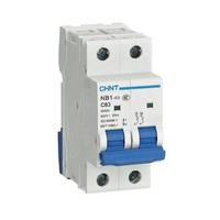 Disjoncteur miniature CHINT NB1-63 6A-63A 1P 2P 3P 4P Courbes B C D 6kA pour distribution d'énergie AC Certifié CE Stock usine