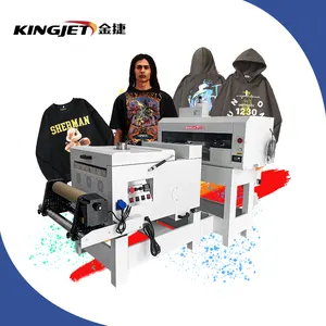 DTF printer shaking powder impresora dtf a3 a4 roll pet film heat transfer tshirt cloth inkjet printers t-shirt printing machine