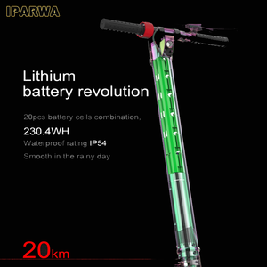 Съемный литий-ионный аккумулятор Iparwa для скутера для взрослых, складной скутер X7 с водонепроницаемым уровнем IP54 - Product Image 6