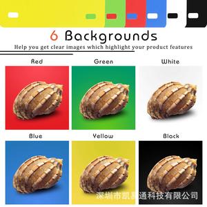Mini Folding Photography <b>Light</b> Box 40cm Plastic <b>LED</b> Shooting Tent For Product Photography <b>Plug</b> Powered - Product Image 5