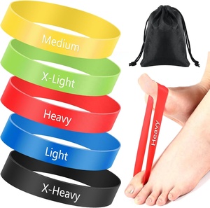 Juego de 5 Bandas Elásticas <span class=keywords><strong>para</strong></span> Corregir <span class=keywords><strong>Juanetes</strong></span>, Separadores de Dedos del Pie, Bandas de Resistencia <span class=keywords><strong>para</strong></span> Enderezar, con Bolsa de Transporte - Product Image 1