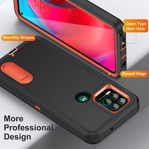 Étui de protection robuste et antichoc 3 en 1 pour Motorola Moto <span class=keywords><strong>G</strong></span> 5 <span class=keywords><strong>G</strong></span>/<span class=keywords><strong>G</strong></span> Stylus / Moto <span class=keywords><strong>G</strong></span> Play Kickstand Cover - Product Image 2