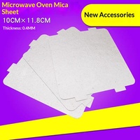 Feuille de mica universelle haute température pour fours à micro-ondes - Panneau isolant découpable