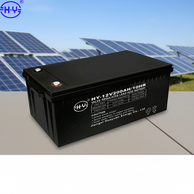 12V Solar AGM VRLA Deep Cycle Lead Acid Battery 200Ah for UPS Sealed Free ROHS Certified