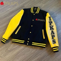 Vente en gros Chenille personnalisée Patchwork manches en cuir tissu de laine broderie Bomber Varsity Letterman vestes de baseball