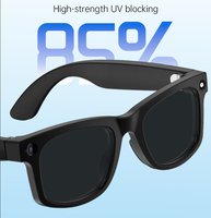 Lunettes vidéo intelligentes IA avec contrôle tactile de la caméra et chargement magnétique - Logo personnalisé unisexe