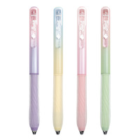 Ensemble de stylos gel rétractables Bluebell Series 0,5 mm, encre gel dégradée pastel, pour étudiants, écriture manuscrite, papeterie
