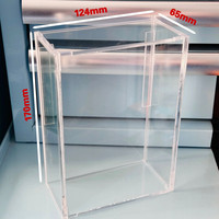 Neues Design Umweltfreundliche Verstellbare Abschließbare Rotierende Sonnenbrillen-Vitrine Zubehör-Aufbewahrungsbox Transparente Acryl-Vitrine