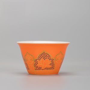 Tazza in Ceramica Blu e Bianca per Uso Domestico, Tazza da Tè Singola per Degustazione Kung Fu - Product Image 4