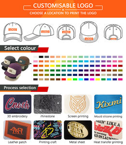 Bonés Esportivos de Alta Qualidade com Forro de Cetim Preto e Logo em Strass Bordado Personalizado em Algodão Gorras com Visor de Camurça 5 Painéis - Product Image 3