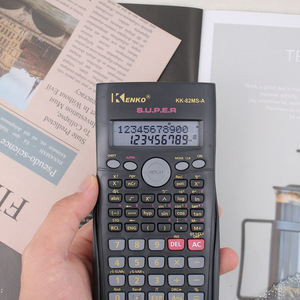 Calculatrice pour étudiants Kenko KK-82MS-A, 12 chiffres, alimentée par piles, usage général, modèle noir - Product Image 4