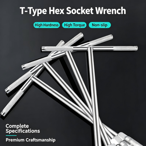 T-Type <b>Socket</b> Wrench 19mm High Carbon Steel Automotive Repair Tool - Product Image 5