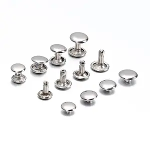 Hoge Kwaliteit 8Mm 9Mm Messing Klinknagels Voor Lederen Holle Klinknagels En Studs Voor Het Gebruik In Briefpapier Kleding Pinnen