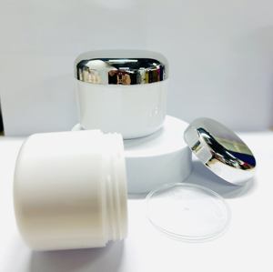 Frascos de gritos de doble pared de PP personalizados, 4OZ, 2OZ, lociones para el cuidado de la piel y el cabello, exfoliante <span class=keywords><strong>labial</strong></span> de cúpula, tarro de crema de plástico, envase cosmético - Product Image 4