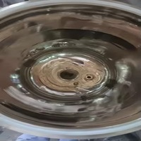 Agitateur de réservoir de stockage en acier inoxydable SUS316 304, pompe mélangeuse, contrôle automatique, chauffage, grande capacité pour le traitement des produits chimiques alimentaires