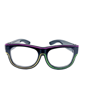 Lunettes LED rechargeables par USB, différentes couleurs, fil lumineux EL, éclairage néon pour la décoration de fête d'enfants et la remise de diplômes pour enfants - Product Image 1