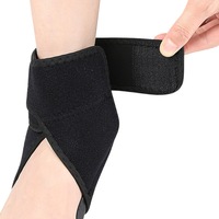 Orthèse de cheville respirante en tissu OK avec soutien de la voûte plantaire et protection de la voûte plantaire basse pour usage multisports adulte