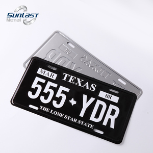 Tùy chỉnh 6 "X12 USA tấm giấy phép trống cho thăng hoa áo trắng xe số tấm Bán Sỉ - Product Image 4