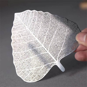 Filtro per Tè a Forma di Foglia di Bodhi in Acciaio Inox 304, Colino a Rete a Forma di Foglia di Fico Sacra, Accessori per Cerimonia del Tè - Product Image 2