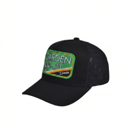 Gorra de 5 Paneles Unisex Personalizada con Bordado, Apliques y Logotipo, Materiales de Lona y Mezclilla, para Uso en Exteriores, Gorra Trucker