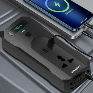 Portable Mini voiture onduleur intelligent 220V à <span class=keywords><strong>12V</strong></span> AC/<span class=keywords><strong>DC</strong></span> chargeur d'ordinateur portable intelligent Certification ROHS onde sinusoïdale modifiée 50Hz - Product Image 1