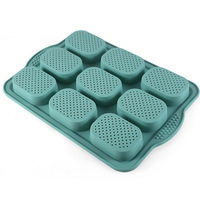 Mini moule à baguette jetable en silicone professionnel pour une cuisson uniforme et un démoulage facile pour le pain artisanal fait maison