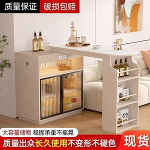 Bar Counter Partition Cabinet 120cm Retro Black <b>Storage</b> <b>Sideboard</b> With Sofa Divider Living Room Furniture - Product Image 3