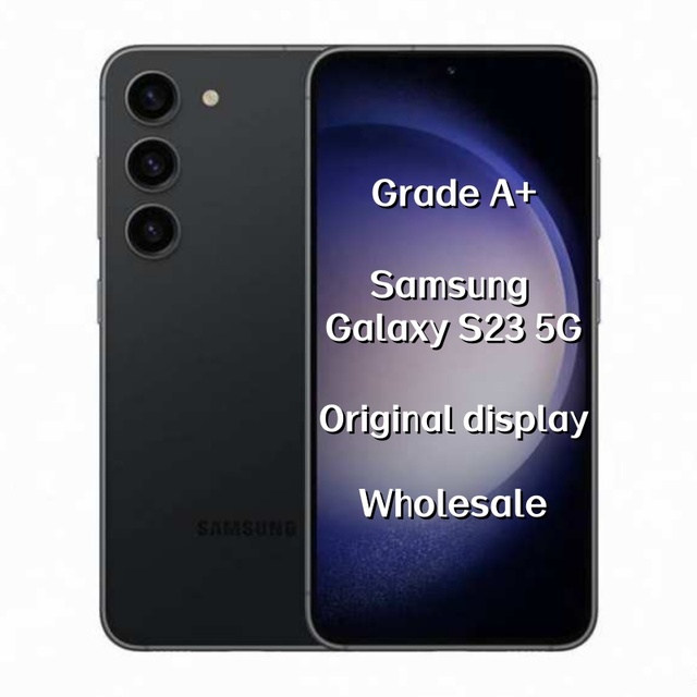 Wholesale Unlocked New for for S23 5G LTE CDMA Original Display120Hz AMOLED Octa Core 50MP Spanish/French/German/English