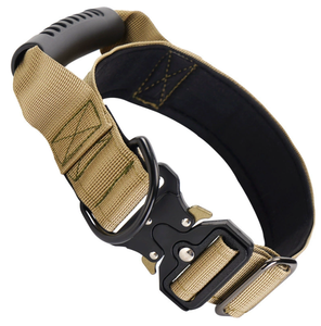 <strong>Dog</strong> <strong>Collar</strong> Soft <strong>Padded</strong> Nylon Handle for <strong>Medium</strong> to Large <strong>Dogs</strong> Heavy Duty Tactical Style - Product Image 3
