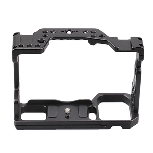 Jaula de Video Profesional OEM/RingTeam para <span class=keywords><strong>Sony</strong></span> <span class=keywords><strong>A7III</strong></span> A7RIII A9, Compatibilidad Universal, Orificios de Rosca de 1/4 y 3/8, Soporte de Zapata Fría - Product Image 1