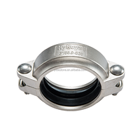 Raccord de tuyauterie flexible en acier inoxydable rainuré haute pression 600 PSI DN80