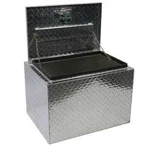 Caixa de ferramentas de alumínio de alta qualidade para caminhão, caixa de ferramentas para armazenamento de reboque