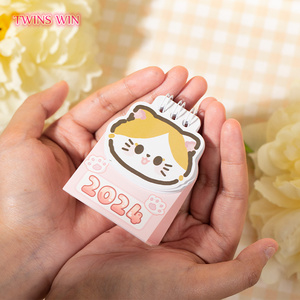 Dessin animé chat haricot bureau <span class=keywords><strong>calendrier</strong></span> Mini <span class=keywords><strong>calendrier</strong></span> <span class=keywords><strong>lunaire</strong></span> Table décoration petit cadeau 452 - Product Image 5