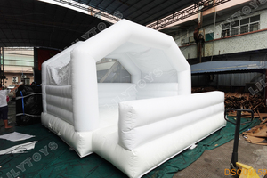 Lilytoys inflable boda blanco gorila blanco Combo castillo hinchable para <span class=keywords><strong>alquiler</strong></span> y uso doméstico - Product Image 3