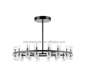 XH Factory Modern Antique Asian Handwoven <b>Black</b> Plastic Rattan Linear Sense Lampshade Pendant Home Restaurant <b>Lighting</b> Decor - Product Image 5