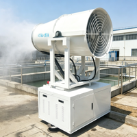 Canon à brouillard industriel pour le contrôle de la poussière dans les mines et la construction, pulvérisateur d'eau haute pression, brumisateur mobile portable