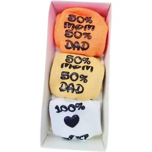 Calcetines de tubo de pie personalizados coloridos Calcetines cómodos para niños Calcetines de algodón de tubo para niñas