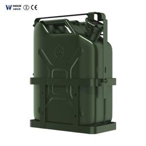 WOXIN 20 Litres Wavian Style OTAN Jerrycans en <span class=keywords><strong>métal</strong></span> 5l 10l <span class=keywords><strong>20l</strong></span> Outils portables pour véhicule essence diesel - Product Image 5