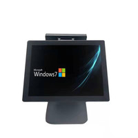 Terminal de point de vente tactile 15,6 pouces, directement de l'usine, système POS Windows / Android pour restaurant, commerce de détail, supermarché