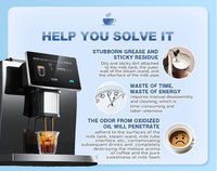 Détergent liquide écologique sans odeur pour système de lait de machine à café, 1L