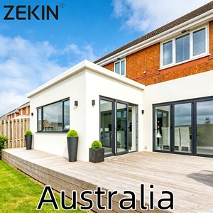 Zekin Australia Project Villa As2047 Certified Hurricane Impact Proof Sliding Door Aluminum Window Heat Insulation Other Windows - Product Image 1