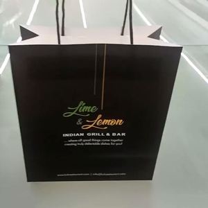 Kraft <b>Paper</b> <b>Bag</b> Twisted Handle Shopping <b>Bags</b> Custom Printed Household Products <b>Bags</b> Colorful Wholesale Eco-Friendly Packaging - Product Image 2