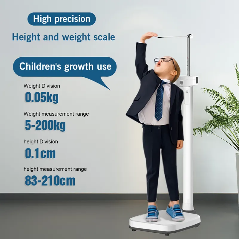 Высокоточный анализатор высоты и веса с ЖК-дисплеем, 200 кг