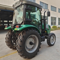Tractor Agrícola Diésel en Oferta, para Arado, Labranza y Cultivo, de Uso Pesado, con Tracción en las 4 Ruedas, Equipo Agrícola