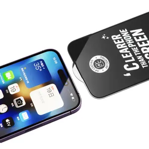 BLUEO 2023 nuova pellicola temperata in vetro AR antiriflesso Ultra HD a copertura totale con applicatore per serie iphone