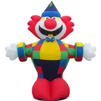 Gigantesque figurine gonflable de chef de kebab de 2 m avec logo personnalisé, lumières LED et fonction de danse aérienne pour la publicité de restaurant