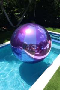 Boule Gonflable Disco en PVC Effet Miroir, Ballons Décoratifs pour Mariage et Noël, Grande Arche Miroir <span class=keywords><strong>Kula</strong></span> - Product Image 6