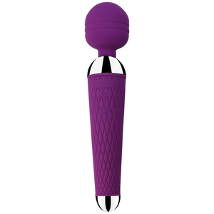 Tùy chỉnh không thấm nước có thể sạc lại 8 mức độ rung cơ thể masturbator âm vật Vibrator Wand Massager - Product Image 2